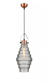 Подвесной светильник  21*120 см, 1*E27 медь, черный Vele Luce Genio VL5402P11