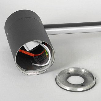 Бра настенное 62*10*6 см, 1*led*8W 3000K Lussole Lowell LSP-7117 черный