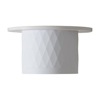 Встраиваемый светильник 7,5*7,5*-6,5 см, 1*GU10*10W Voltega  VGL7234DLB-01W, Белый