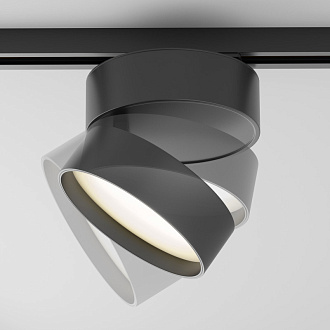 Трековый светильник 12*11 см, LED 18W 3000K Maytoni Technical ONDA TR007-1-18W3K-B-1 черный