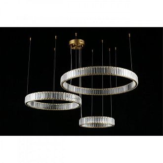 Подвесная люстра 80*80-170 см 100W, 3000K, Aployt Nicoletta APL.026.03.100, бронзовый