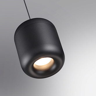 Светильник подвесной светодиодный с механизмом регулировки высоты 9,5*202 см, LED 10W 3000K NOVOTECH OVER LISSE 359438 черный