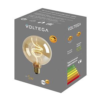 Лампа *13*-16 см, *E27*5W, Voltega  8558, Желтый