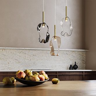 Подвесной светильник 16,2*5,5*49,3-339,3 см, *LED*3W, Maytoni Shiori MOD524PL-L3BSK2, Латунь