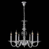 Светильник 65 см, Crystal Lux ARABESQUE SP6 CHROME, хром