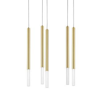 Подвесная люстра *34*41-121 см, *LED*40W, 4000K, Lightstar Tubo L8T747143, золотой