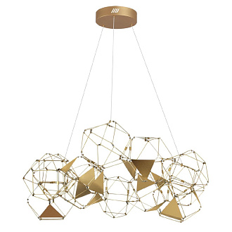 Светильник 93 см, 56W, 4000K, Odeon Light Trellis 5086/56L, бронза