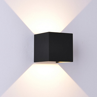 Бра 10*10*10 см, LED *  12W, 3000К Mantra Davos 6524, черный
