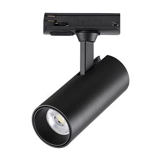 Светильник трековый однофазный трехжильный светодиодный 10,5*8,1*5 см, LED 15W*3000 К, Novotech Port Selene, черный, 359153