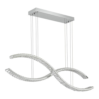Светильник подвесной 120*18*200 см, LED*1*50W, 3000K, St Luce Aceno SL6206.103.50, Хром 