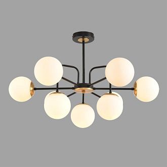 Люстра потолочная 26*78*47- см, 9*E27*60W, Lumion Elrona 8375/9C, черный; латунь