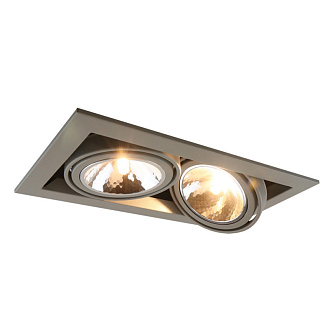 Встраиваемый стандартный светильник Arte Lamp A5949PL-2GY, серый, вр 31*16 см