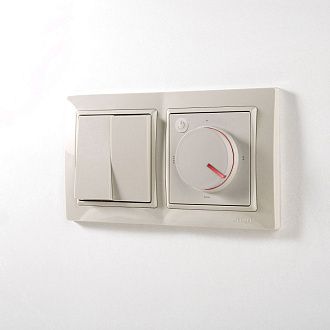 W1151103 Терморегулятор электромеханический для теплого пола, слоновая кость Werkel, 4690389155710