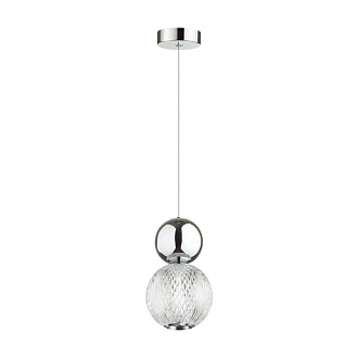 Светодиодный светильник 11 см, 7W, 4000K, Odeon Light CRYSTAL 5007/7L, хром
