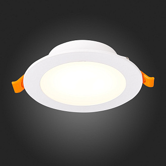 Встраиваемый светильник 12/10 см, 10W 3000K/4000K/6000K, IP20, 850 Lm ST LUCE ST212.508.10 Белый, вр 10,5 см
