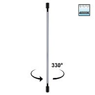 Уличный настенный светильник 120 см, 12W, 4000K, Novotech Street Vespera 359891, черный