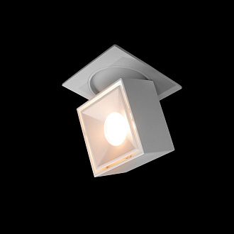 Встраиваемый светильник 9*9*7 см, 1*LED*12W 4000K LOFT IT Top 10325/B White белый, вр 7,5 см