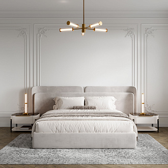 Светильник 72*72*76 см, *LED, 22W, 3000 Eurosvet Stark 50386/5 LED, латунь