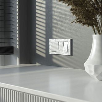 W1210001 Выключатель одноклавишный, hammer белый Werkel, 4690389154966