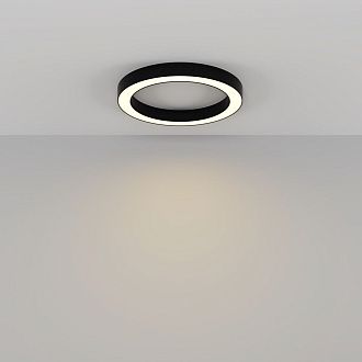 Потолочный светильник 60*6 см, *LED*45W, 3000K, Maytoni Lua C093CL-45W3K-B, Черный
