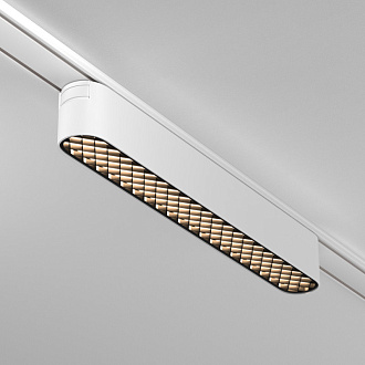Трековый светильник 2,6*22,2*2,9 см, LED 12W, 4000К, Белый Maytoni Basis Grid TR084-1-12W4K-W