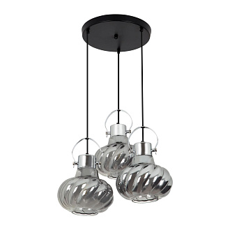 Подвесной светильник 45*45*100 см, Е 27 3x40W, Чёрный, Хром MODEMODERN MD.1189.450 SM