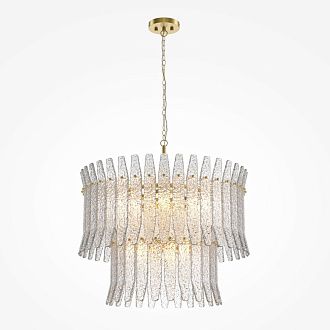 Подвесной светильник *61,4*69,2-369,2 см, 9*E14*40W, Maytoni Shiver MOD539PL-09MG, Матовое Золото