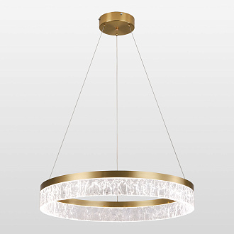 Люстра подвесная 60*45 см, 1*LED*20W 4000K Lussole Duval LSP-7155 Бронзовый