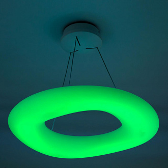 Светильник 66 см, 104W, 3000-5500K, 25 м2 диммер Citilux Стратус Смарт CL732A660GS, белый