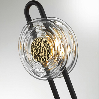 Настольная лампа 19*5*46 см, 1*LED*12W Odeon Light Magnet 5407/12TL черный