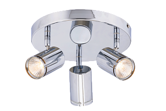 Спот Ø320 x H140, мм, 3*15W (45W), CH (Хром) Sfera Sveta 8766-03/P102 CH