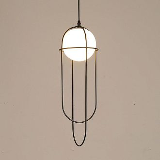 Подвесной светильник ASCENT 18*18*53 см, 1*E27*60W, ImperiumLoft 40.3241, Чёрный