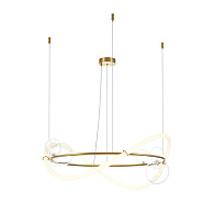 Светильник 80 см, 53W, 3000K, Maytoni Oasis MOD289PL-L53BS3K, латунь