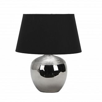 Настольная лампа Omnilux OML-82504-01, диаметр 28 см, хром
