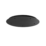 База потолочная круглая 35*40*2,5 см,  W, Odeon Light Base, черный 5054/KB