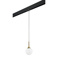 Комплект с подвесом Globo для трека PRO 15*143 см, 1*E14*6W, Шампань Lightstar Globo PRO813013