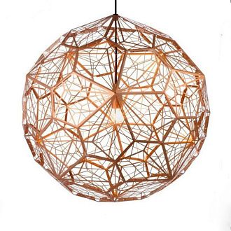 Люстра Etch Web Gold 67*67*67 см, 1*E27*60W, ImperiumLoft 40.019, Золотистый