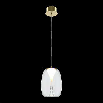 Подвесной светильник 20*20*333,1 см, LED, 7W, 3000К, Maytoni SPLASH MOD282PL-L8G3K1 золотой