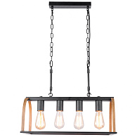 Подвесной светильник Lussole Cornville GRLSP-8575, 55*40 см, черный