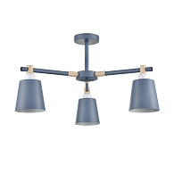 Люстра потолочная 68*36 см, 3*E27 Lumion ROSALINA 8098/3C синий