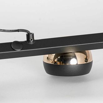 Линейно-подвесной светильник 120*50/120 см, 6*led*3W 3000K Lussole Lassen LSP-7254 черный