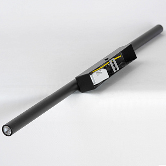 Бра настенное 3*60-60 см, 1*LED, 4W, 3000K, Lussole Bridgeport LSP-7358, черный