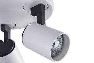 Спот  21*13 см, 3*GU10 белый, графитовый Vele Luce Lexi VL8071S13