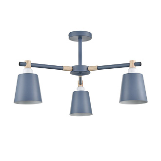 Люстра потолочная 68*36 см, 3*E27 Lumion ROSALINA 8098/3C синий