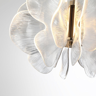 Люстра 60 см, LED*80W, 3500К, 5787lm Odeon Light Siama 5089/80L, под латунь