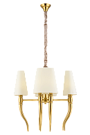 Люстра Ø620 x H610(1300), мм, 8*40W (320W), BRASS(Латунь) NewRgy 8657/8LT BRASS