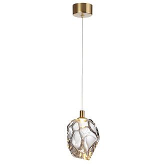 Подвесной светильник 13*46*250- см, 1*LED*4W, 3000K, Odeon Light Gemme 7114/4LB, прозрачный