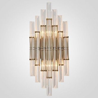 Бра Art Wall Luxury 2 9*22*50 см, 2*E14*40W, ImperiumLoft 44.721, Золотистый