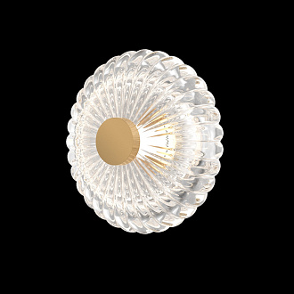 Бра 18*18*18 см, LED, 3W, 3000К, Maytoni Amulet MOD555WL-L3G3K золотой