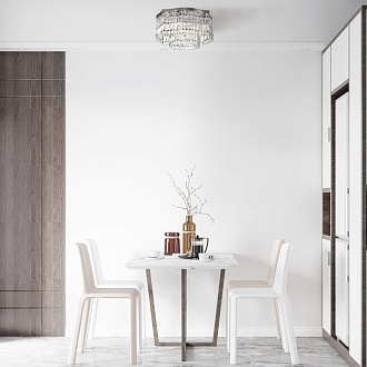 Потолочная люстра Maytoni Dune DIA005CL-06CH, хром, диаметр 45см